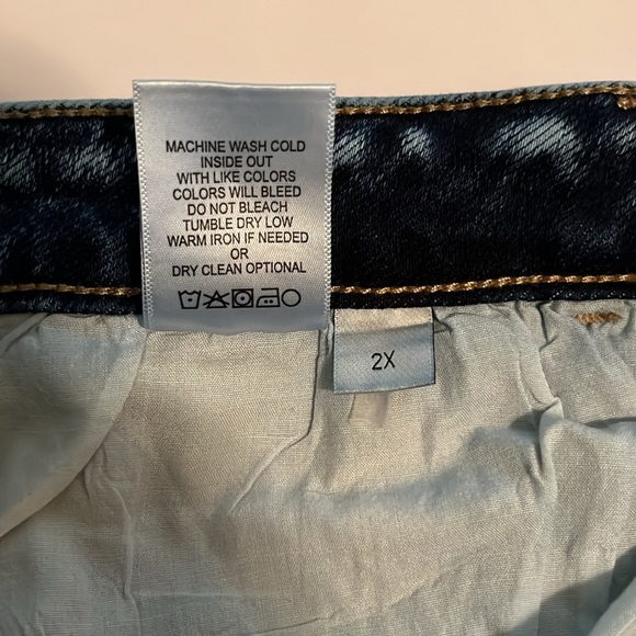 Vervet By Flying Monkey High Rise Shorts Size 2X - Picture 10 of 16